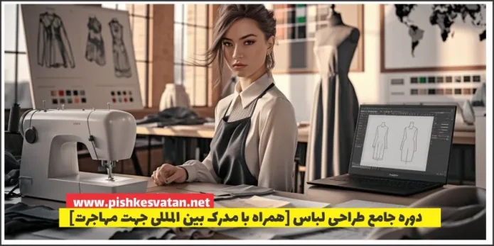 دوره جامع طراحی لباس [همراه با مدرک بین المللی جهت مهاجرت]