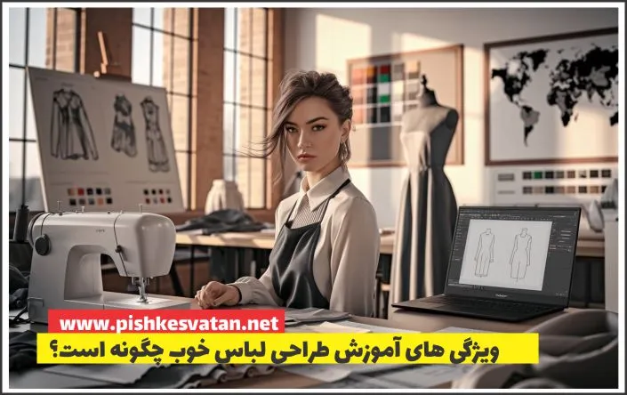 ویژگی های آموزش طراحی لباس خوب چگونه است؟