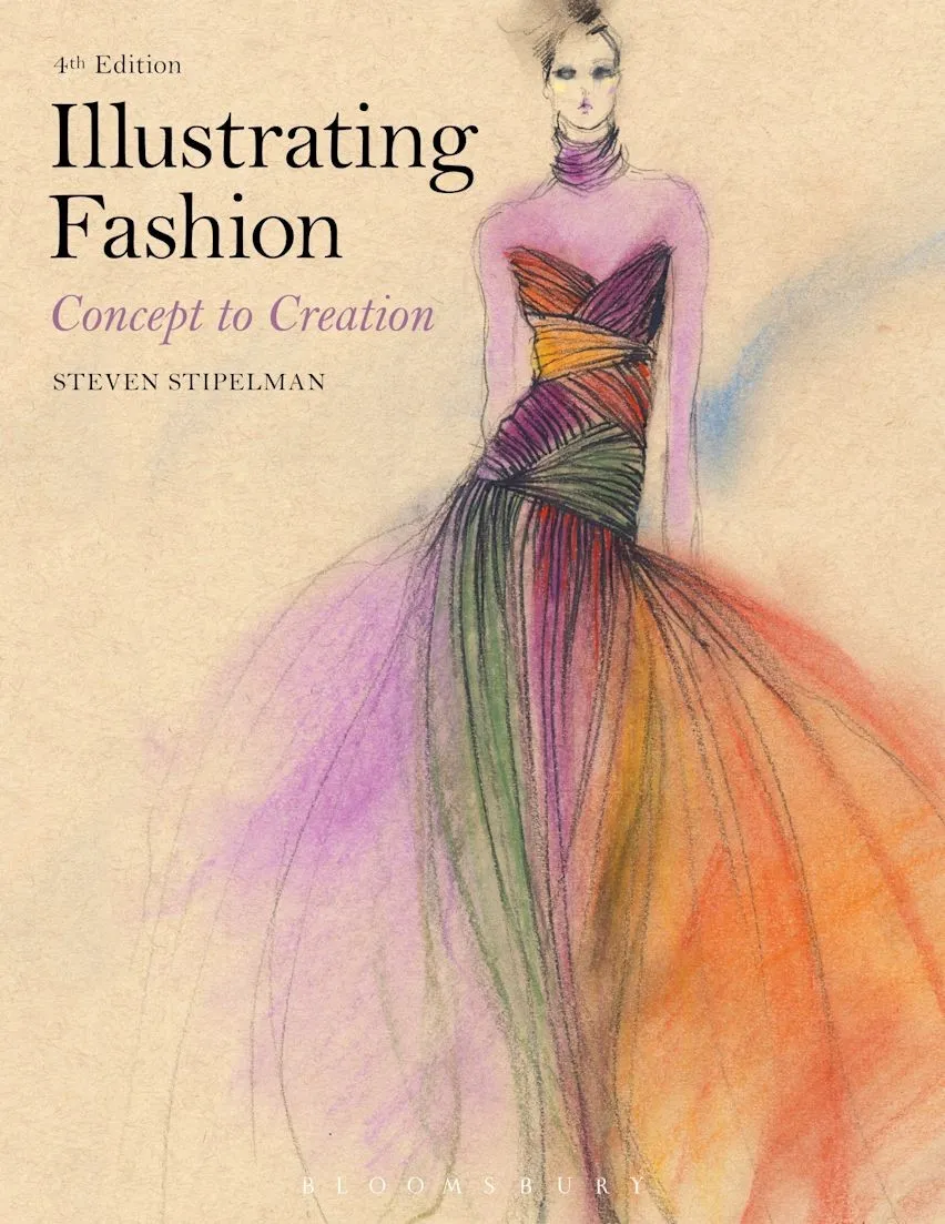 کتاب Illustrating Fashion طراحی فیگور و پارچه