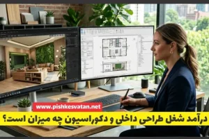 درآمد شغل طراحی داخلی و دکوراسیون چه میزان است؟