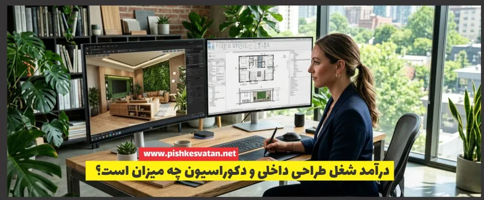 درآمد شغل طراحی داخلی و دکوراسیون چه میزان است؟