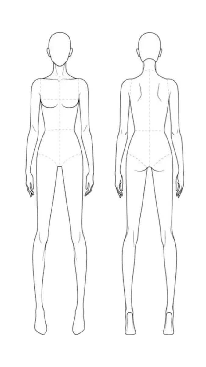 طراحی مانکن ایستاده