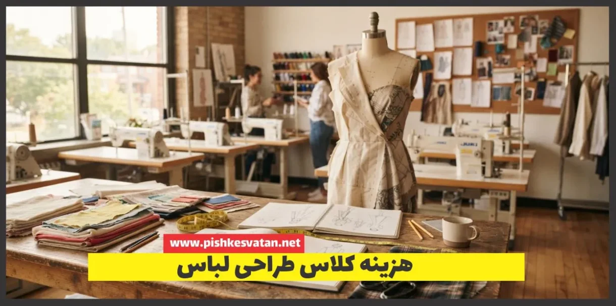 هزینه کلاس طراحی لباس