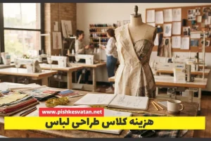 هزینه کلاس طراحی لباس